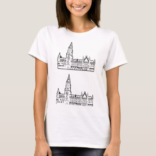 "Marienplatz, München" Minimalistische kunst, or T-shirt