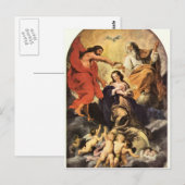 Marie's kroning door Paul Rubens Briefkaart (Voorkant / Achterkant)