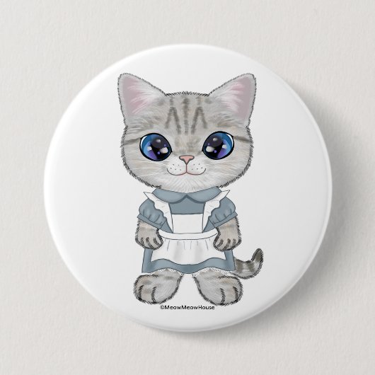 Marie's Tea Party Ronde Button 7,6 Cm (Voorkant)