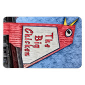 Marietta Georgia Big Chicken restaurant schilderij Magneet (Horizontaal)