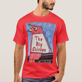 Marietta Georgia Big Chicken restaurant schilderij T-shirt