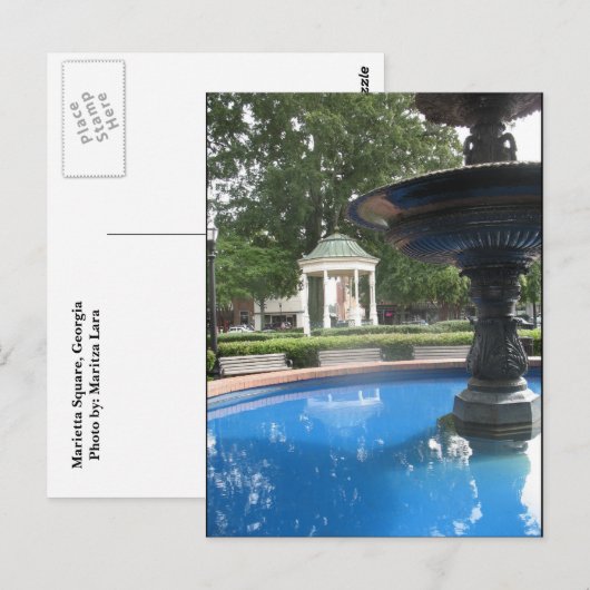 Marietta, Georgia Briefkaart (Voorkant / Achterkant)