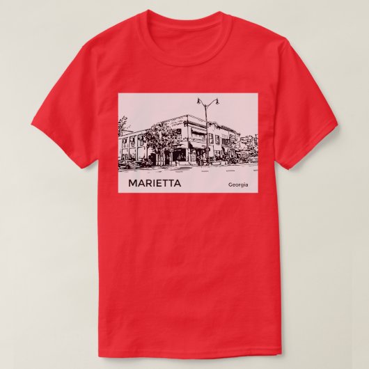 Marietta Georgia TShirt (Design voorkant)