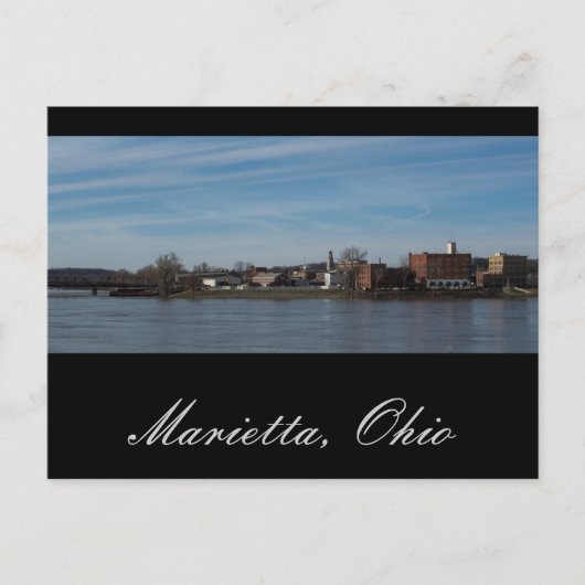 Marietta Ohio Briefkaart (Voorkant)