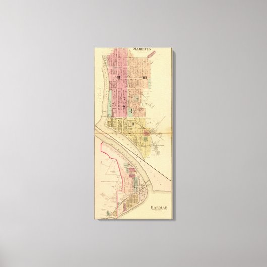 Marietta, Ohio Canvas Afdruk (Voorkant)