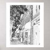 Marietta Square Shops Town Square Small Town Poster (Voorkant)