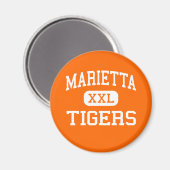Marietta - Tijgers - Middelbare school - Marietta Magneet (Voorkant / Achterkant)