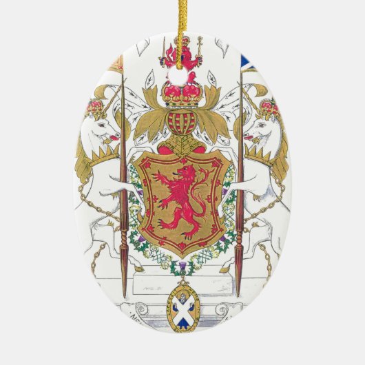 MARIGE KONINGIN VAN HET GERECHT VAN WAPENS KERAMISCH ORNAMENT (Voorkant)