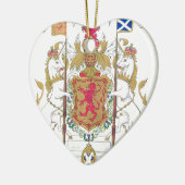 MARIGE KONINGIN VAN HET GERECHT VAN WAPENS KERAMISCH ORNAMENT (Links)