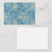 Marigold, 1875, ingediend door William Morris Notitiekaartje (Voorkant / Achterkant)