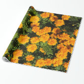 Marigold blosans cadeaupapier (Uitgerold)