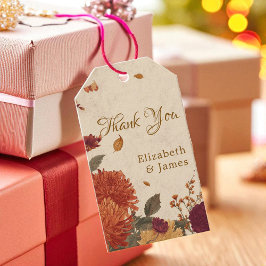 Marigold Border Rustic Boho Autumn Floral Wedding Cadeaulabel