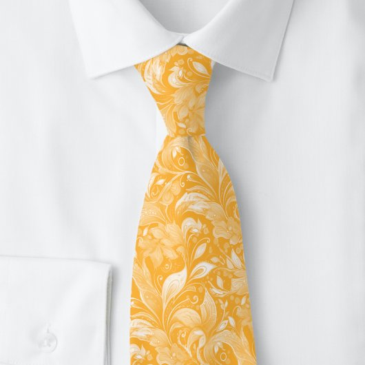 Marigold Botanische Batik Stropdas