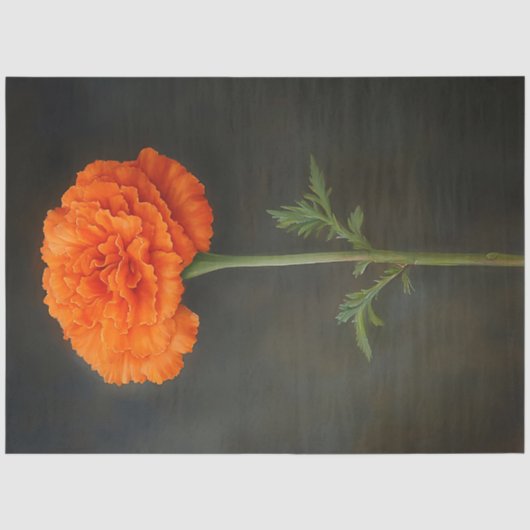 Marigold Botanische Schilderij Decoupage Tissuepapier (Voorkant)