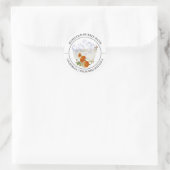 Marigold Bubble Bath-etiket Ronde Sticker (Tas)