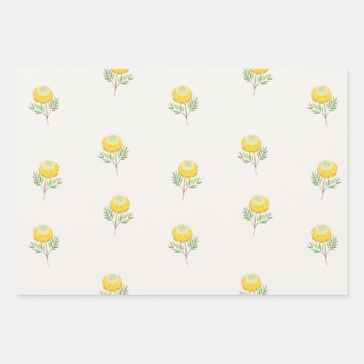 Marigold & Daisy Cadeauverpakking Set Inpakpapier Vel (Voorkant 3)