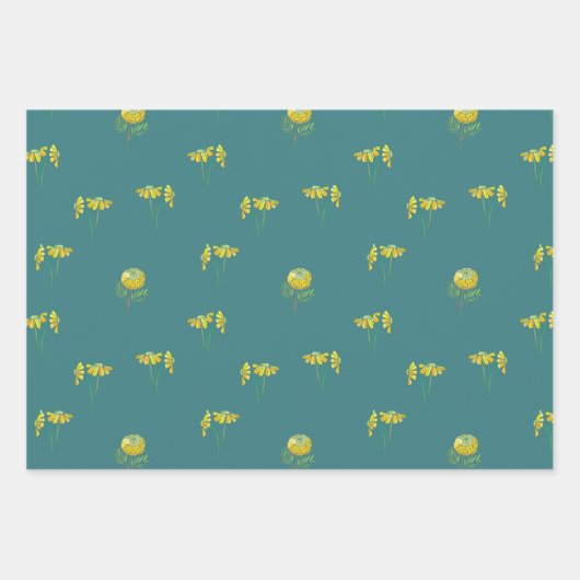 Marigold & Daisy Cadeauverpakking Set Inpakpapier Vel (Voorkant 2)