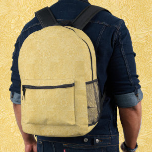 Marigold door William Morris,  Garden Flowers Bedrukte Rugzak