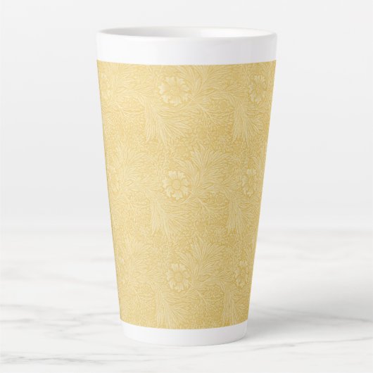 Marigold door William Morris,  Garden Flowers Latte Mok (Voorkant)