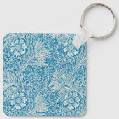 Marigold door William Morris,  Garden Flowers Sleutelhanger (Achterkant)