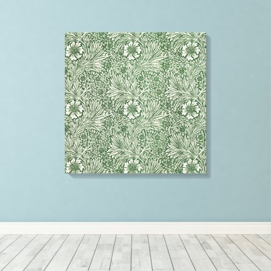 Marigold (door William Morris) ( kunst) Canvas Afdruk (Insitu (Houten vloer))