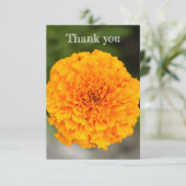 Marigold Flat Thank You Card Bedankkaart (Staand voorkant)