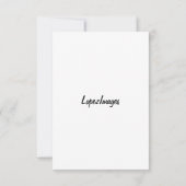 Marigold Flat Thank You Card Bedankkaart (Achterkant)