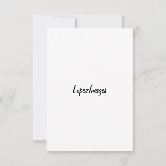 Marigold Flat Thank You Card Bedankkaart (Achterkant)