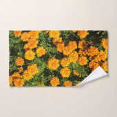 Marigold flower Blossom Bad Handdoek (Handdoek)