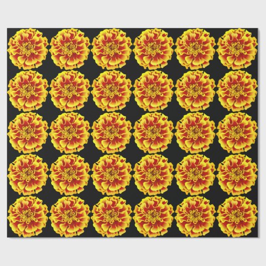 Marigold Flower Cadeaupapier (Vlak)