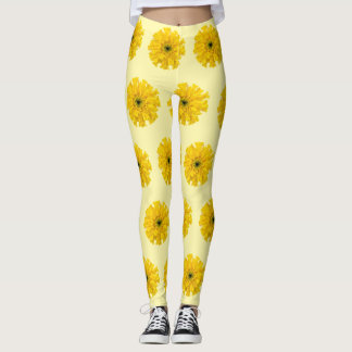 Marigold Flower Chemistry Leggings