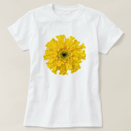 Marigold Flower Chemistry Molecule T-shirt (Design voorkant)