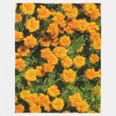 Marigold flower in bloesems deken (Voorkant)