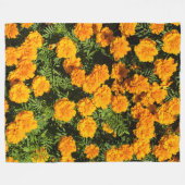 Marigold flower in bloesems deken (Voorkant (Horizontaal))