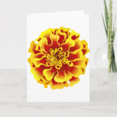 Marigold Flower Kaart (Voorkant)