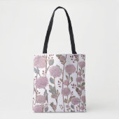 Marigold Flower Pattern Schoudertas Tote Bag (Voorkant)
