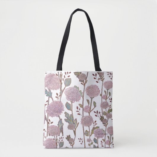 Marigold Flower Pattern Schoudertas Tote Bag (Voorkant)