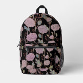 Marigold Flower Print Rugzak (Voorkant)