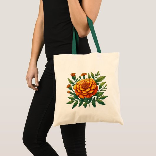 Marigold Flower Tote Bag (Voorkant (product))