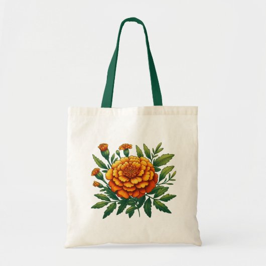 Marigold Flower Tote Bag (Voorkant)