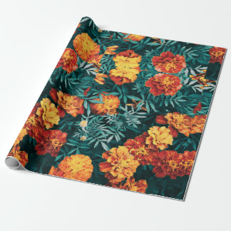 Marigold Flowers Cadeaupapier