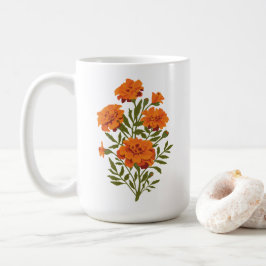 Marigold Flowers Koffiemok