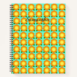 Marigold Flowers Notitieboek