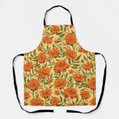 Marigold Flowers Patroon Schort (Voorkant)