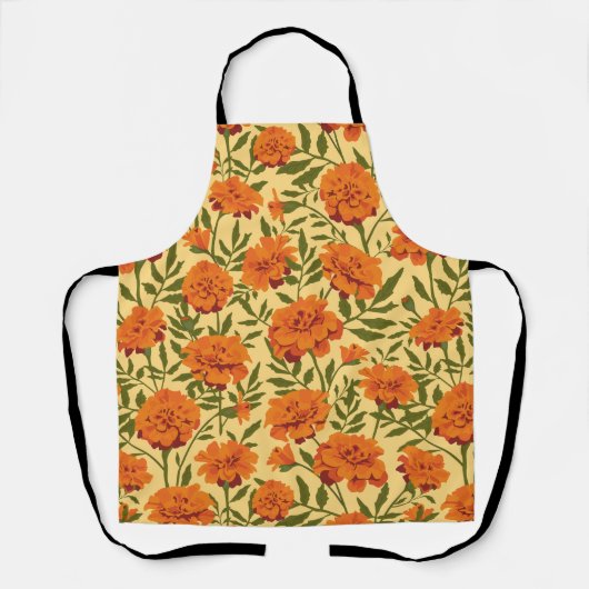 Marigold Flowers Patroon Schort (Voorkant)
