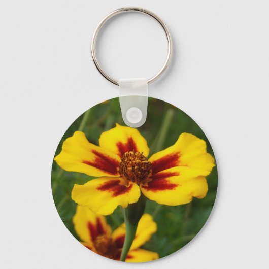 Marigold Flowers Sleutelhanger (Voorkant)
