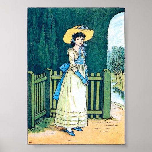 Marigold Garden, Kate Greenaway Poster (Voorkant)