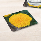 Marigold - Gele bloem - Onderzetter (Schuin)