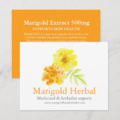Marigold herbalist medicijn tegen promo (Voorkant / Achterkant)