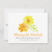 Marigold herbalists medicinal three products info (Voorkant)